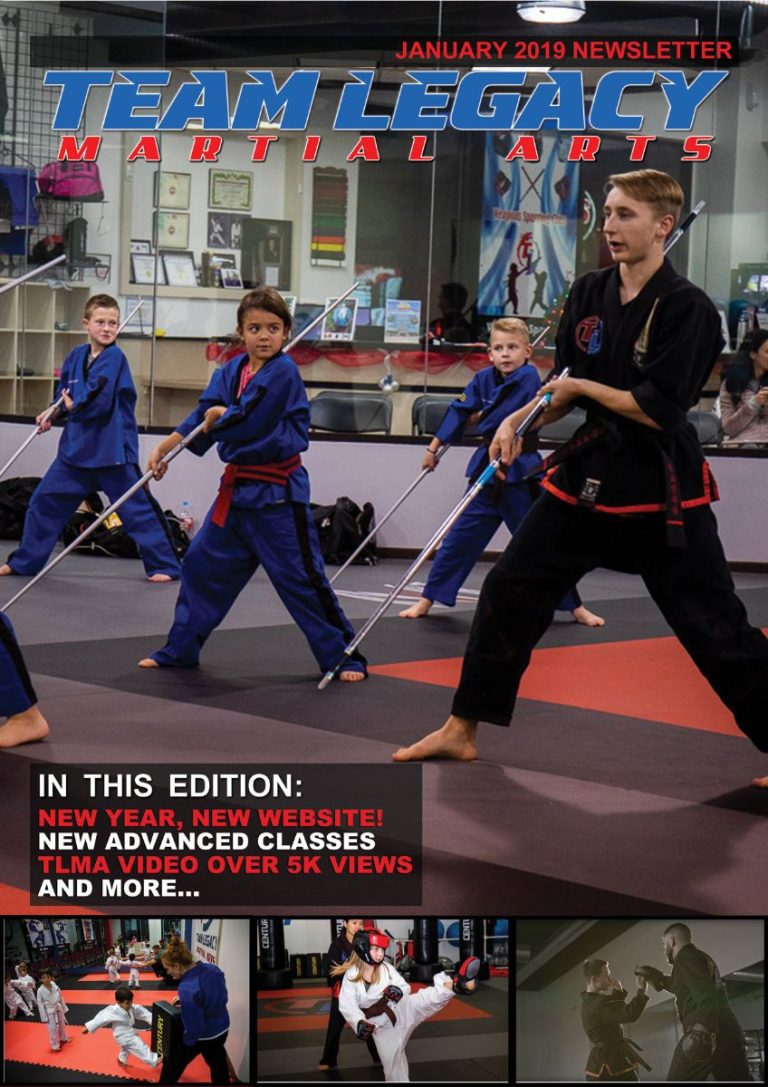 TLMA January 2019 Newsletter Martial Arts Classes