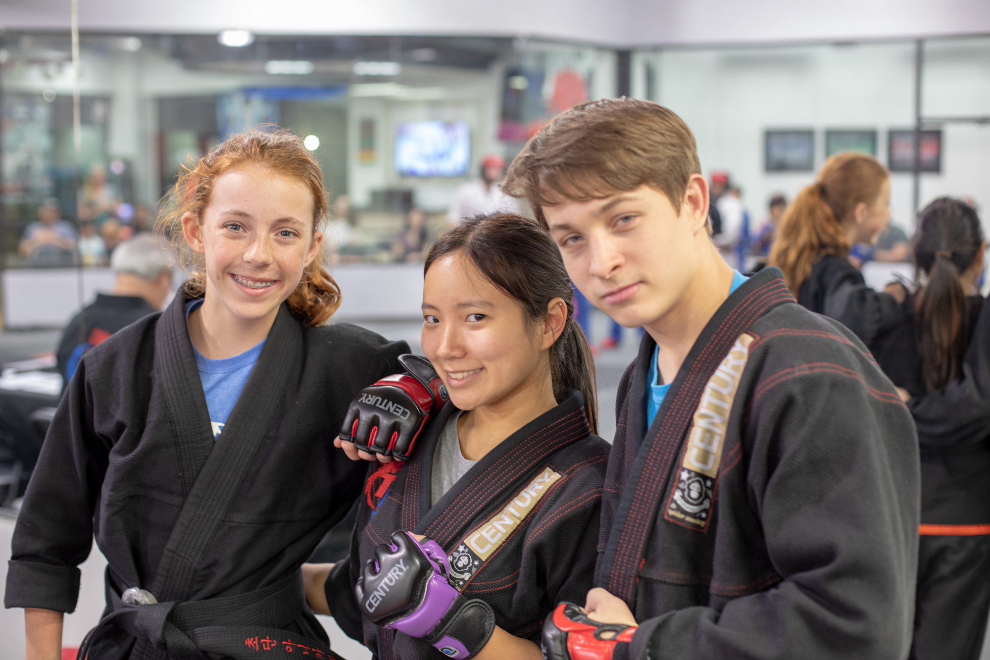 Head Master Instructor Scott Jones addressing new black belts martial arts katy